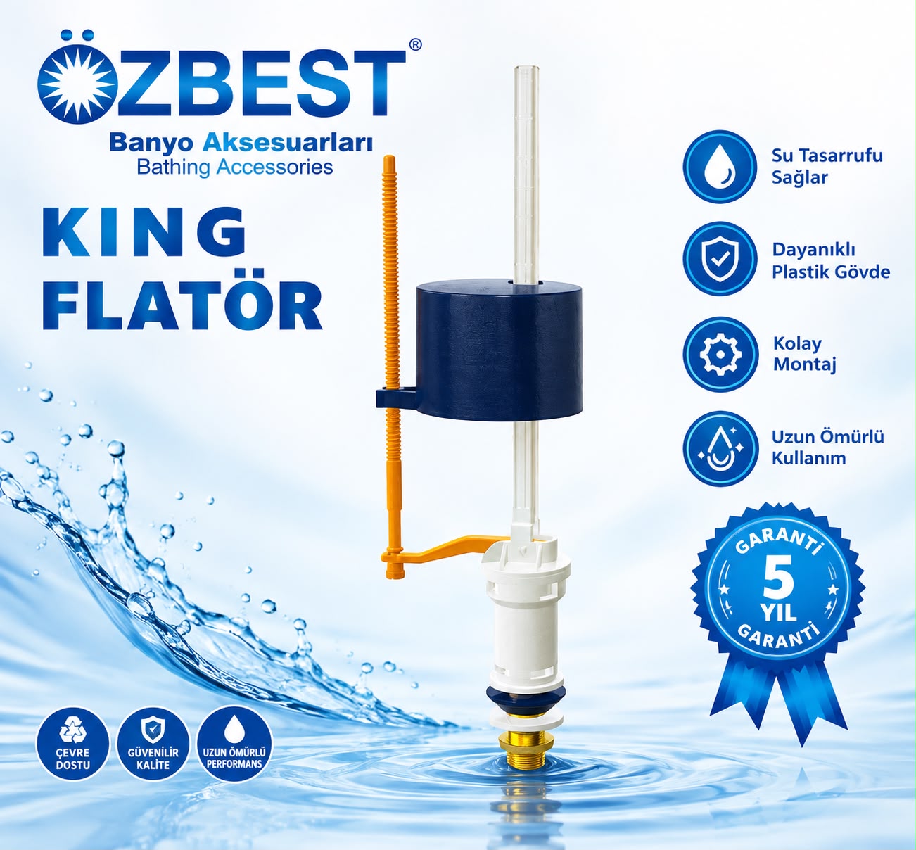 ÖZBEST KİNG FLATÖR (PİRİNÇ SOMUN)